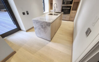 renovation kitchen wood floor