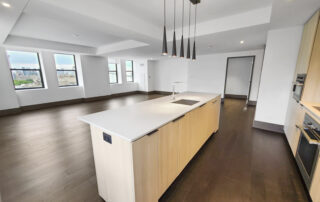 Renovation kitchen wood floor and cabinets