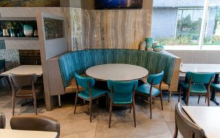 renovation restaurant Oakville wood walls