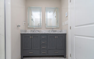 renovation bathroom double sink