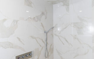 renovation bathroom shower tile walls