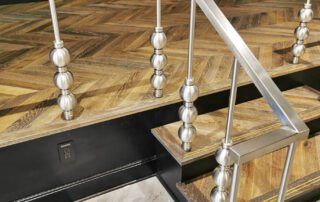 Renovation hallway wood floor