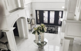 Renovation foyer tile floor