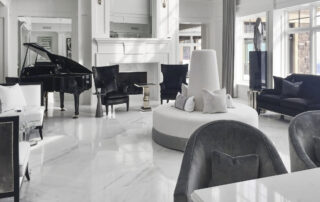 Renovation living room tile floor