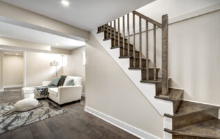 basement renovation wood floor